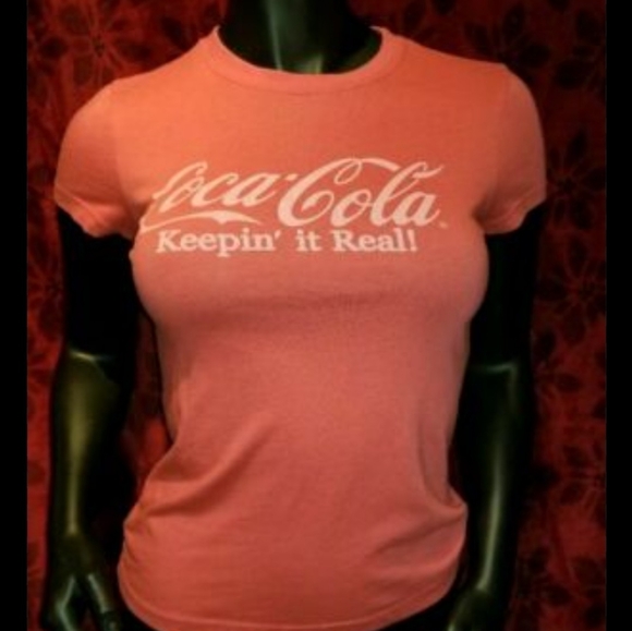 Coca-Cola Vintage Retro Keepin' It Real! Top - Picture 1 of 4